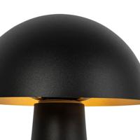 QAZQA Buiten vloerlamp zwart 65 cm - Mushroom - thumbnail