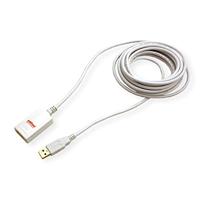 ROLINE USB 2.0 verlengkabel, wit, 5 m - thumbnail