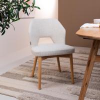 MUST Living Eetkamerstoel 'Blossom', kleur Naturel - thumbnail