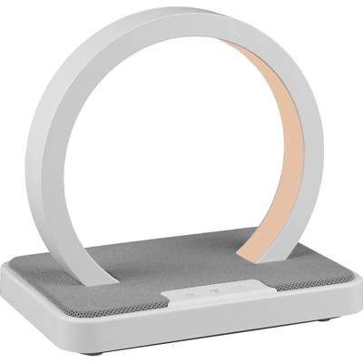 LED Tafellamp - Tafelverlichting - Trion Bertan - 1W - Warm Wit 3000K - RGBW - Rond - Mat Wit - Kunststof