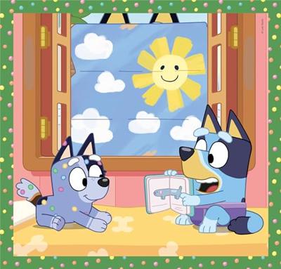 Clementoni legpuzzel super color vierkant bluey, 3x48st. - thumbnail
