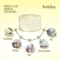 Bolsius stompkaars mammoet 15x10cm ivoor - thumbnail