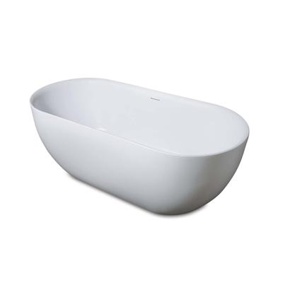 Vrijstaand Ligbad Luca Sanitair Primo Acryl 170x78x60 cm Mat Wit Luca Sanitair