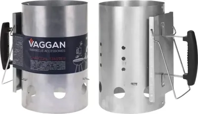 Bbq starter metaal diameter 19,5 cm