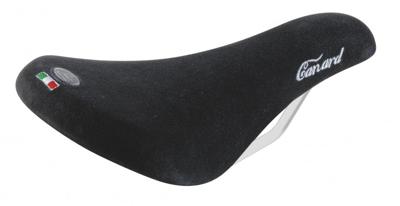 Selle Monte Grappa Monte grappa zadel canard leer zwart