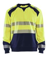 Blåkläder Sweatshirt High-Vis 35412528 | High-Vis Geel/Marineblauw | Maat 4XL - 7330509609750 - thumbnail