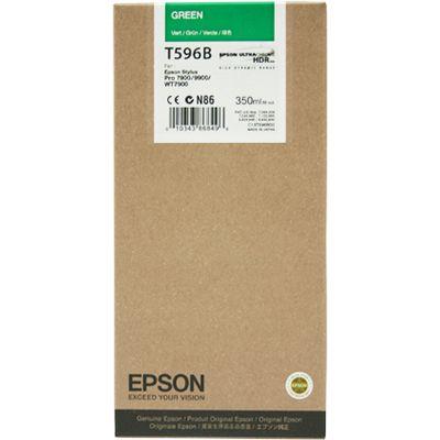Epson inktpatroon Green T596B00 UltraChrome HDR 350 ml Epson inktpatroon Green T596B00 UltraChrome HDR 350 ml