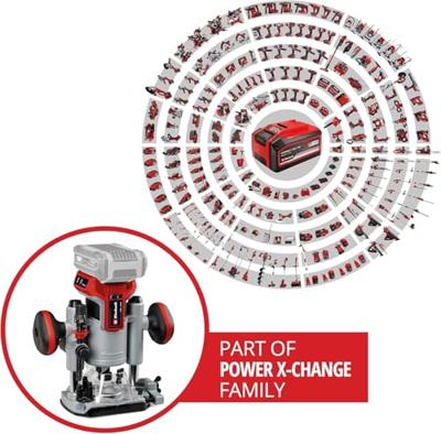 Einhell TP-RO Kit Li BL Solo - Accu Boven-/Kantenfrees | 18V | In koffer - 4350410 - 4350410 - thumbnail