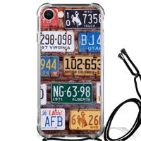 iPhone SE 2022 | 2020 | 8 | 7 Anti-shock Hoesje met foto Kentekenplaten - thumbnail