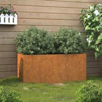 VidaXL Plantenbak 62x40x39 cm cortenstaal - thumbnail