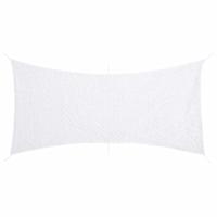 VidaXL Camouflagenet met opbergzak 410x285 cm wit - thumbnail