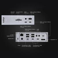 CalDigit TS4 Thunderbolt Station 4 Plus Grijs - thumbnail