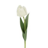 Tulp Kunstbloem 48cm Creme - thumbnail