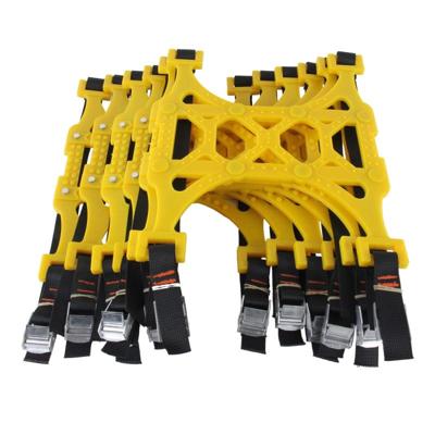 6 pc's auto sneeuw Tire anti-slip colliers geel kettingen voor gezinsauto 6 pc's auto sneeuw Tire anti-slip colliers geel kettingen voor gezinsauto