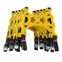 6 pc's auto sneeuw Tire anti-slip colliers geel kettingen voor gezinsauto - thumbnail