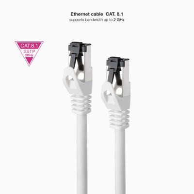USB-kabel NANOCABLE 10.20.2002-W Wit 2 m