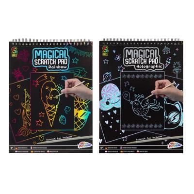 Grafix Magisch scratch blok a4