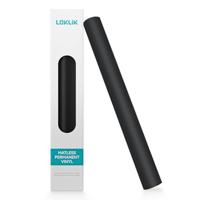 LOKLiK • matless permanent adhesive vinyl 33x305cm matte black - thumbnail