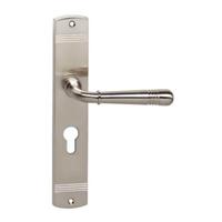 Intersteel Deurkruk Helena op schild nikkel mat - thumbnail