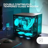 Mars Gaming MC-NOVAM Mini Tower Zwart - thumbnail