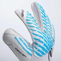 Uhlsport FM Cybertec Starter Soft Keepershandschoenen Wit Felblauw Zwart - thumbnail