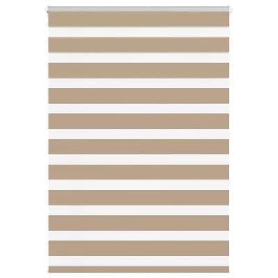 Zebra Blind 95x150 cm stofbreedte 90,9 cm polyester zandbruin