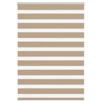 Zebra Blind 95x150 cm stofbreedte 90,9 cm polyester zandbruin - thumbnail