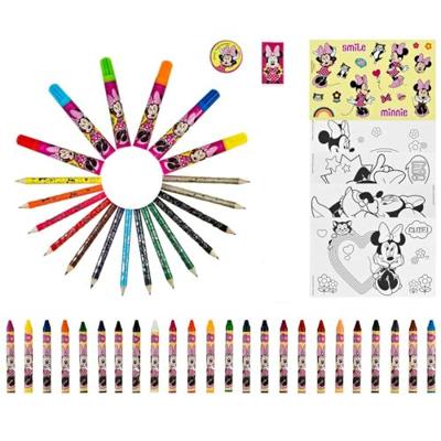 Undercover Kleurkoffer minnie mouse, 51dlg.