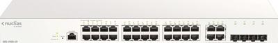 D-Link Nuclias Cloud-Managed DBS-2000-28 Switch - 24 x 10/100/1000 + 4 x Gigabit SFP gecombineerd