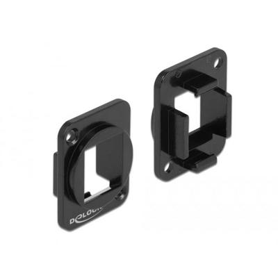 DeLOCK 86745 montagekit Zwart Metaal