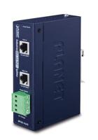 PLANET Industriële IEEE 802.3at Gigabit High Power over Ethernet Splitter 12V & 24V (-40 tot 75°C) - thumbnail