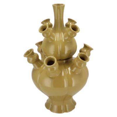 Daan Kromhout Vaas rotterdam groen 2-delig 46 cm | 2 stuks