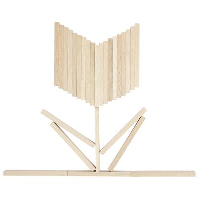 Goki houten bouwplankjes, 200dlg.