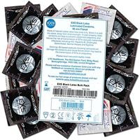 Exs Black Latex Condoms - 100 pack - thumbnail