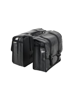 HEMA Dubbele Fietstas Bisonyl 40 Liter - Zwart