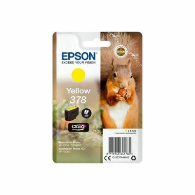 Epson Inktcartridge 378 Origineel Geel C 13 T 37844010