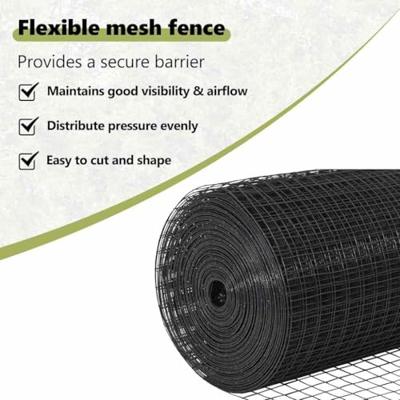 VidaXL Afrasteringspaal grijs 25 x 0,6 m (25 x 25 mm gaas)