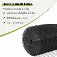 VidaXL Afrasteringspaal grijs 50 x 0,4 m (25 x 25 mm gaas) - thumbnail