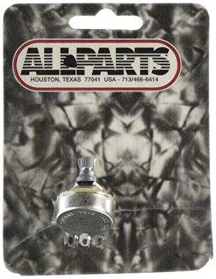 AllParts EP-0086-L00 CTS 500K Split Shaft Audio Pot linkshandige logaritmische potmeter AllParts EP-0086-L00 CTS 500K Split Shaft Audio Pot linkshandige logaritmische potmeter