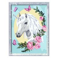 Ravensburger creart schilderen op nummer - unicorn portrait - thumbnail