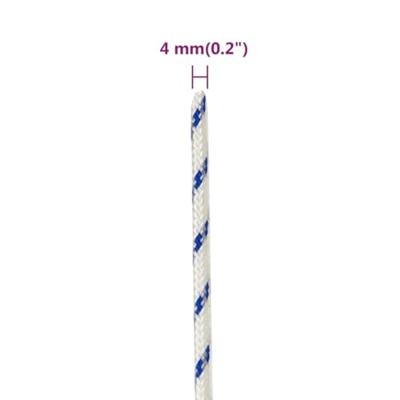 Boot touw 4 mm 250 m polypropyleen wit Boot touw 4 mm 250 m polypropyleen wit