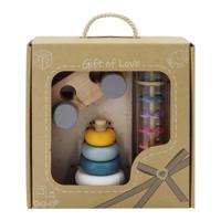 Houten Babyspeelgoed Speelset, Set van 3 - thumbnail