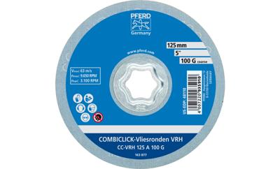 PFERD TOOLS 42000062 Combiclick harde vliesschijf CC Ø 125 mm A 100 G voor fijnslijpen & finish voor haakse slijpers Diameter 125 mm PFERD TOOLS 42000062 Combiclick harde vliesschijf CC Ø 125 mm A 100 G voor fijnslijpen & finish voor haakse slijpers Diameter 125 mm