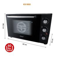 Steba KB M60 Mini Oven 60L Zwart - thumbnail