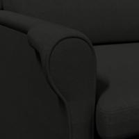 Fauteuil Zwart 76 x 94 x 102 cm Stof - thumbnail