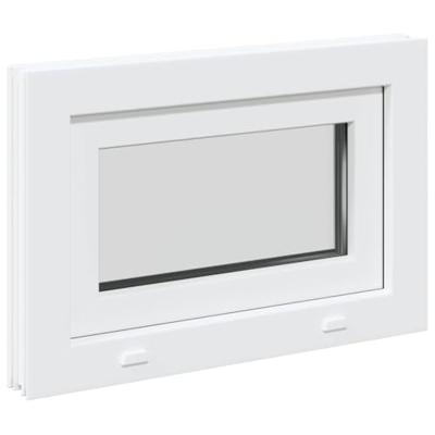 Kelderraam RISOR 60x40 cm 2 glas kiepbaar wit Kelderraam RISOR 60x40 cm 2 glas kiepbaar wit