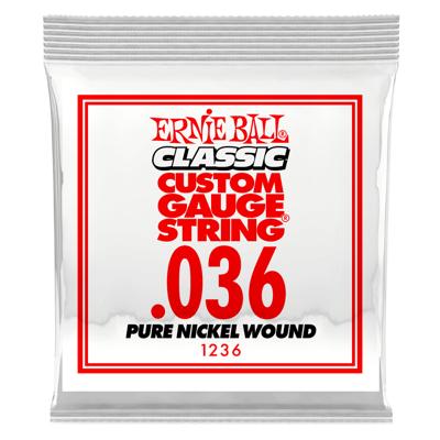 Ernie Ball 1236 .036 Classic Pure Nickel Wound losse snaar voor elektrische gitaar Ernie Ball 1236 .036 Classic Pure Nickel Wound losse snaar voor elektrische gitaar