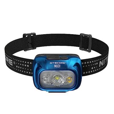 NiteCore NU31 blau Hoofdlamp LED werkt op een accu 550 lm