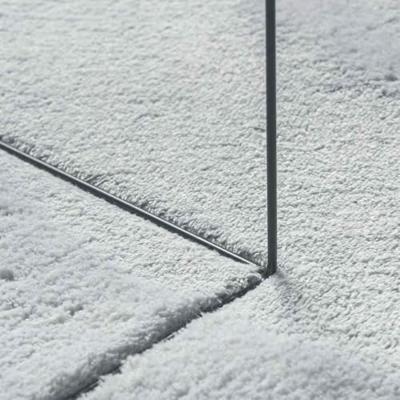 Tapijt HUARTE Grijs 120 x 170 cm Polyester