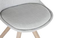 Keukenstoel DKD Home Decor Polyester Lichtgrijs Ek (48 x 44 x 84 cm) - thumbnail